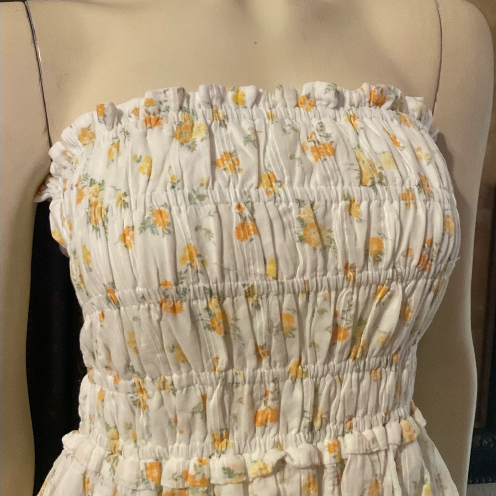 Jessica Simpson White Floral Mini Dress